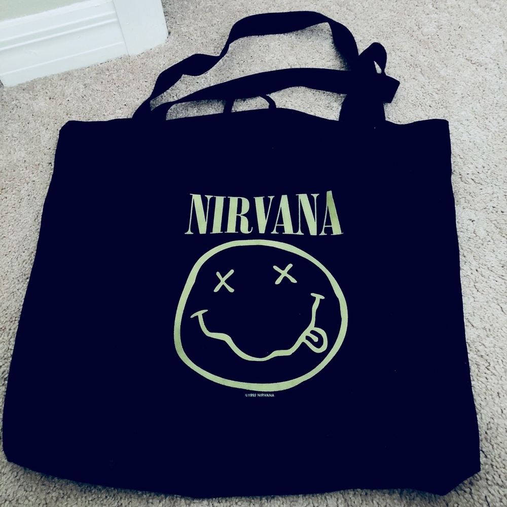 Authentic Nirvana tote concert bag 1992